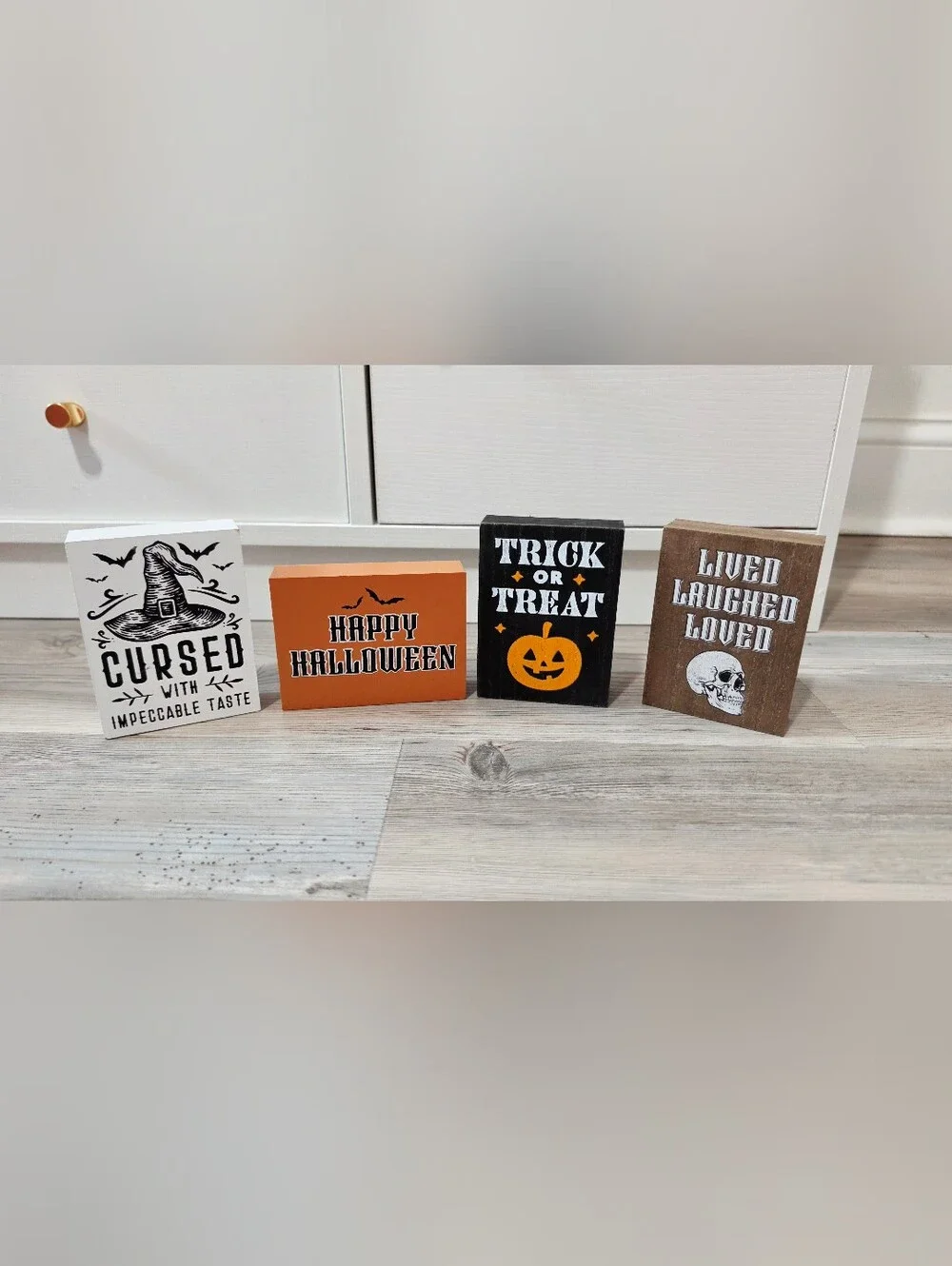 Target Bullseye Playground Halloween 2026 Novelty Wood Signs Full Set